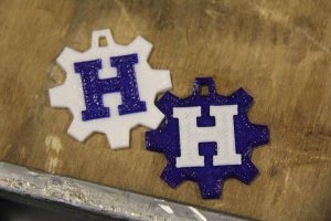 Blue & White Gears